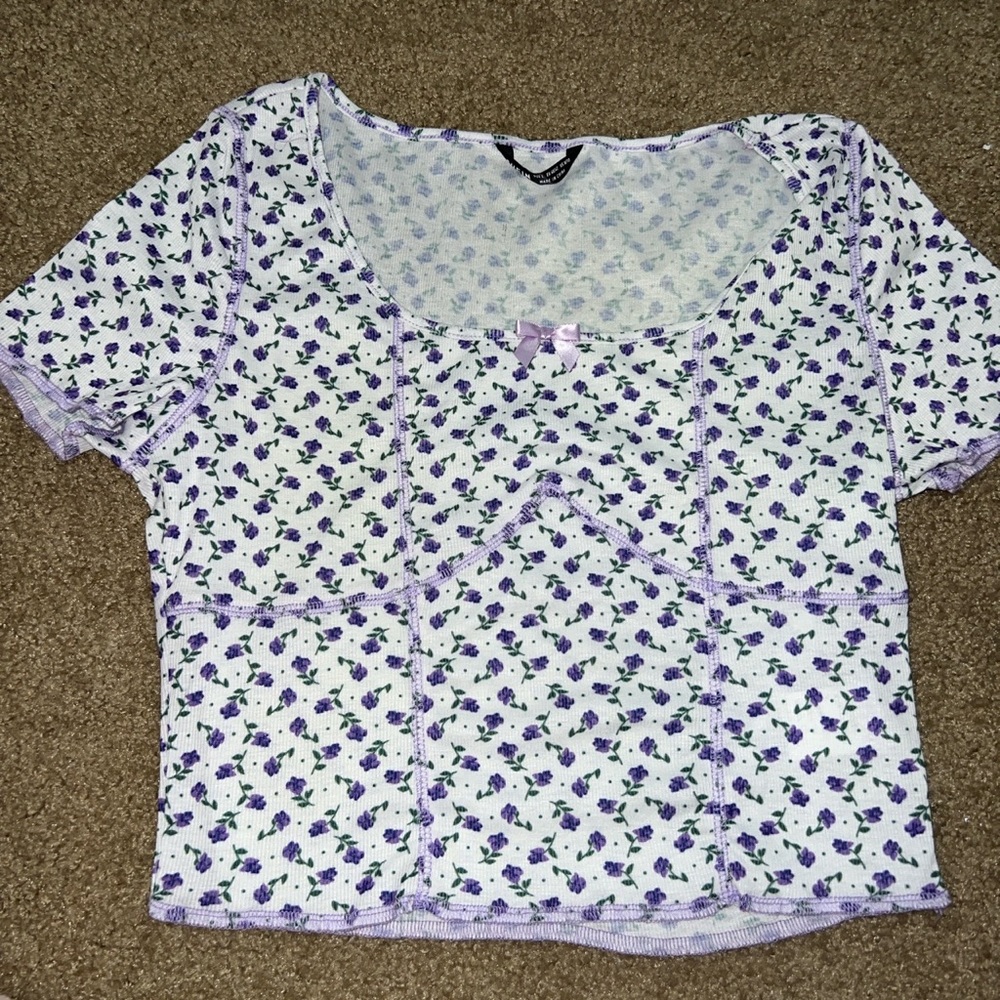 Floral croptop